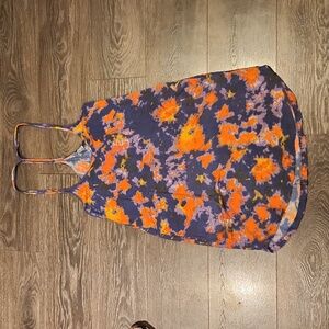 ❤️ VENUS FRENCH TERRY TIE DYE TANK DRESS / COVER-UP WITH POCKETS, SMALL